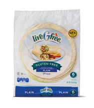 liveGfree Gluten Free Plain Wraps