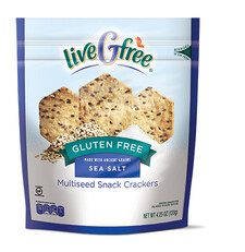 liveGfree Gluten Free Multiseed Crackers