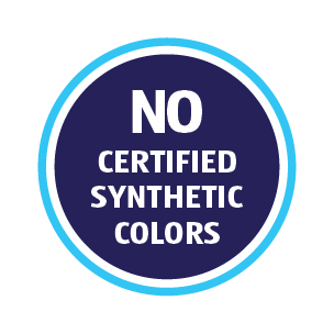 NO CERTIFIED SYNTHETIC COLORS