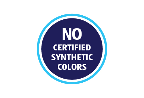 NO CERTIFIED SYNTHETIC COLORS
