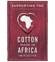 Supporting the Cotton Made in Africa Initiative.