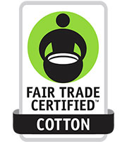 Fair Trade Certified Cotton.