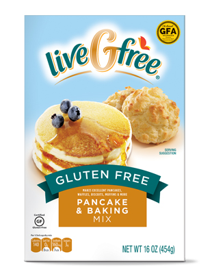 liveGfree Gluten Free Pancake &amp; Baking Mix