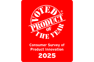 Voted Product of the Year. Consumer Survey of Product Innovation 2025